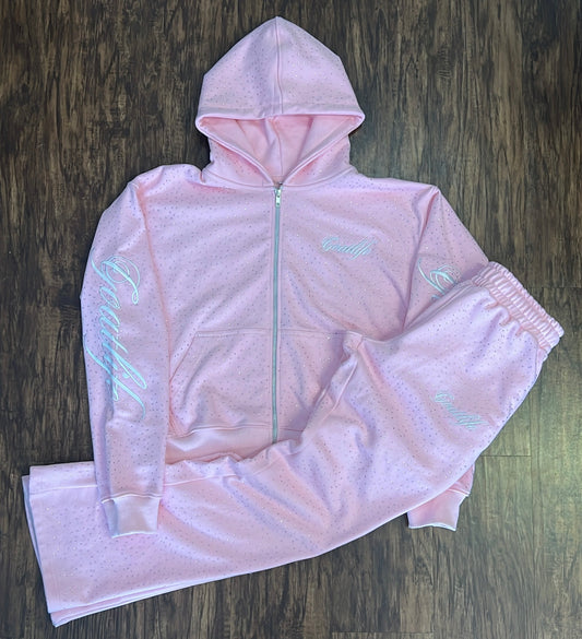 Pink Rhinestone Set